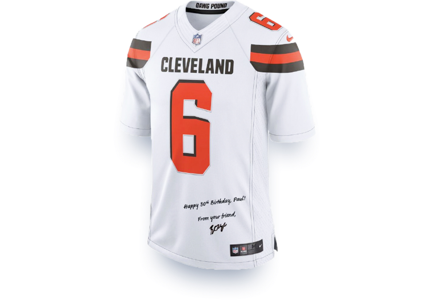 Fanshark Cleveland Jersey Signed