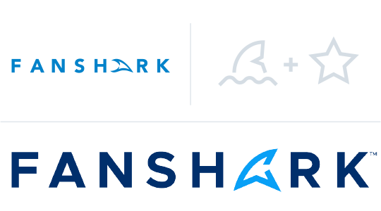 Exploration Of The Fanshark Logo From Its Original To The Concept Of Combining A Shark Fin And A Star With More Vibrant Colors