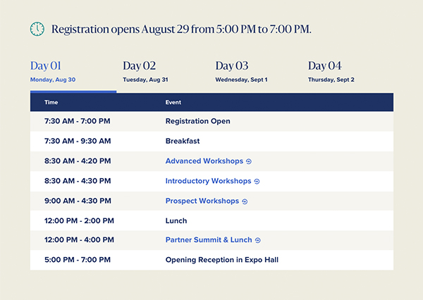 OS Spotlight ADA Splash Schedule