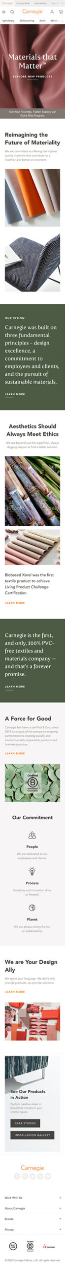 Carnegie_Homepage Mobile Scroll Scaled